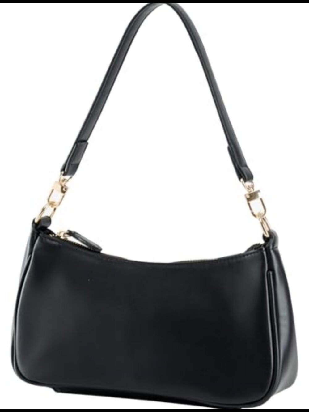 Faux Leather Crossbody Bag Small Hobo Purse Zipper Clutch Tote